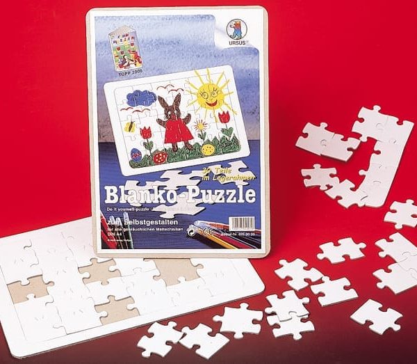 URSUS Blanko-Puzzle 29x37cm 8260000 weiss 72 Teile