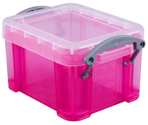 USEFULBOX Kunststoffbox 0,14lt 68501218 transparent pink