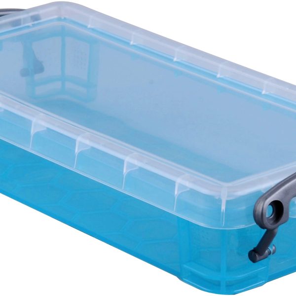 USEFULBOX Kunststoffbox 0,55lt 68501617 transparent blau