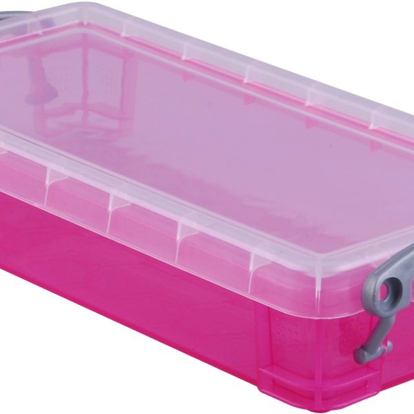 USEFULBOX Kunststoffbox 0,55lt 68501618 transparent pink