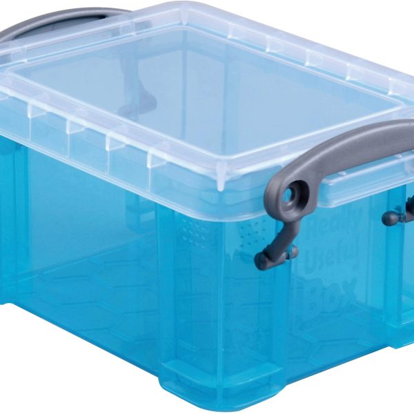 USEFULBOX Kunststoffbox 0,7lt 68501717 transparent blau