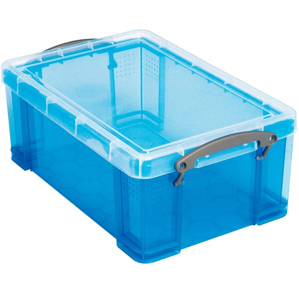 USEFULBOX Kunststoffbox 9lt 68502706 transparent blau