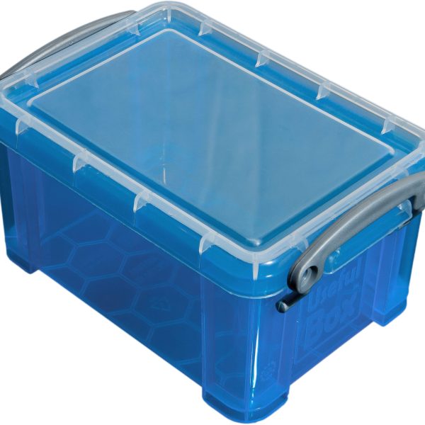 USEFULBOX Kunststoffbox 1,6lt 68507206 transparent blau