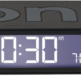 LEXON Wecker Flip Classic LR157N0 schwarz