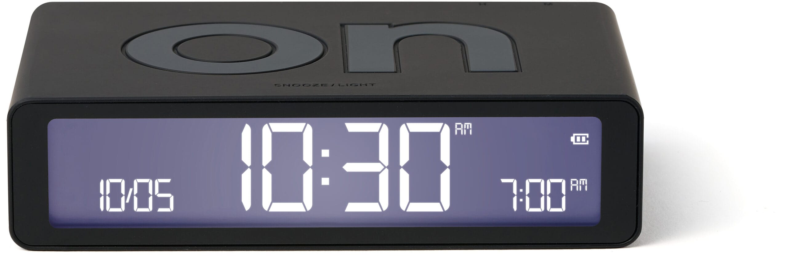 Flip Classic USB-C Funkwecker - Lexon Uhr mit Touch Sensor & 3 Helligkeitsstufen LEXON Wecker Flip Classic LR157N0 schwarz