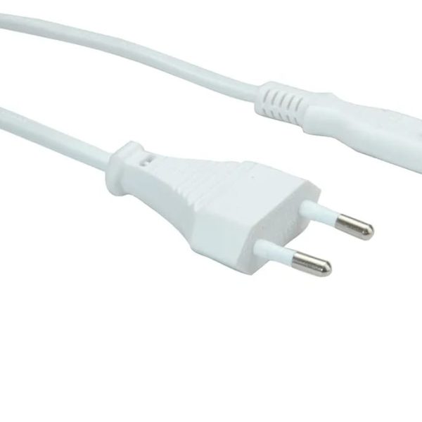 VALUE Netzkabel White 19.99.2095 Euro-Flach auf C7 Buchse 1.8m