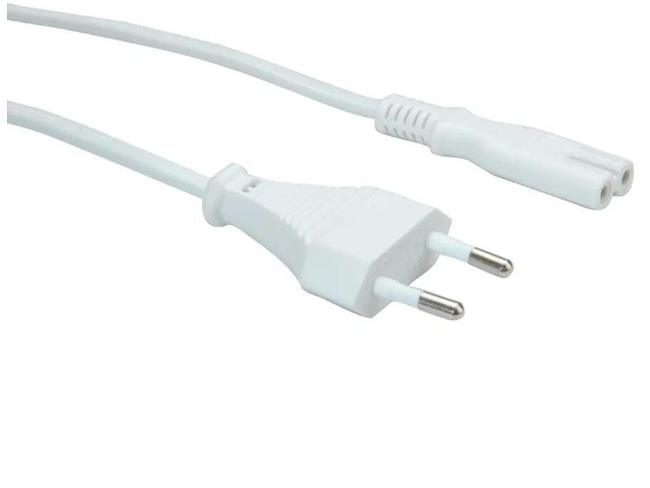 VALUE-19.99.2095-7611990132317 VALUE Netzkabel White 19.99.2095 Euro-Flach auf C7 Buchse 1.8m – Hochwertig & günstig bei ShopDeca