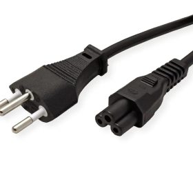 VALUE Netzkabel Black 19.99.2097 T12 auf C5, 3polig 1m