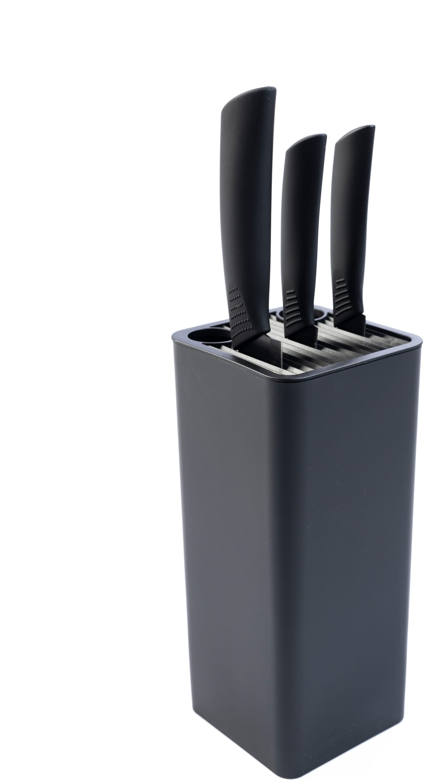 VIVANCO-20074-8715986200741 VIVANCO Messerset mit Block 20074 3-teilig, schwarz – Hochwertig & günstig bei ShopDeca