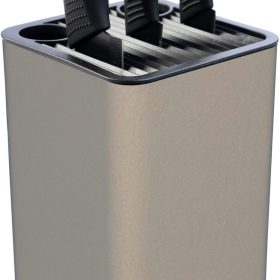 VIVANCO Messerset mit Block 20074-beige 3-teilig, beige