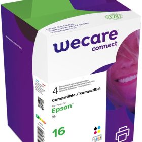 WECARE Multipack rebuilt CMYBK T162640WE z.Epson WF2010 5.7/3x3.2ml