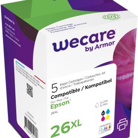 WECARE Multipack new built CMYBK T261640WE z.Epson XP700/800 2x 21/3x14ml