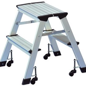 WEDO Trittleiter 53x41x44,5cm 215 1 2 Stufen, bis 150Kg