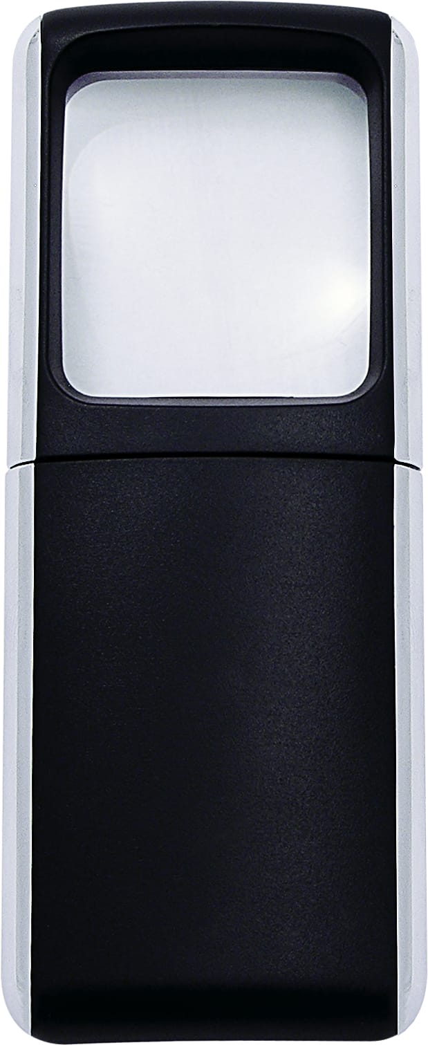 WEDO-2717501-4003801794037 WEDO Rechtecklupe mit LED-Licht 2717501 schwarz Blister – Hochwertig & günstig bei ShopDeca