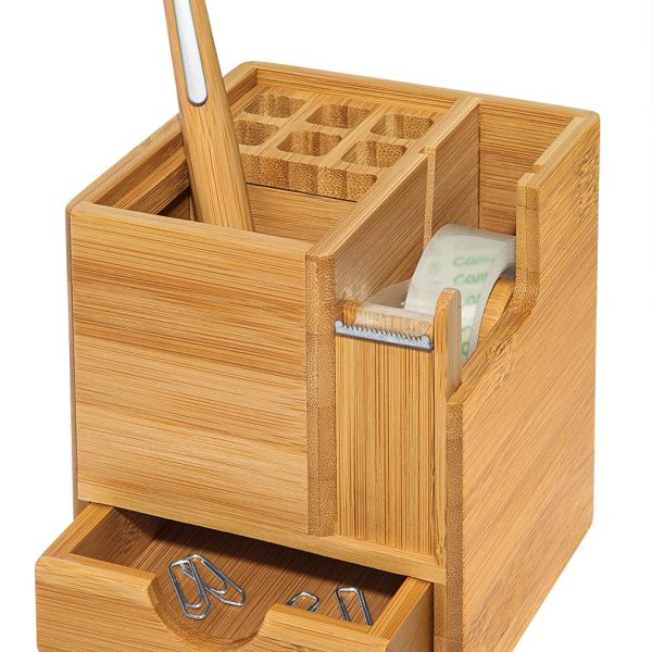 WEDO Tischorganizer 611707 braun 10.3x10.3x11.7 cm