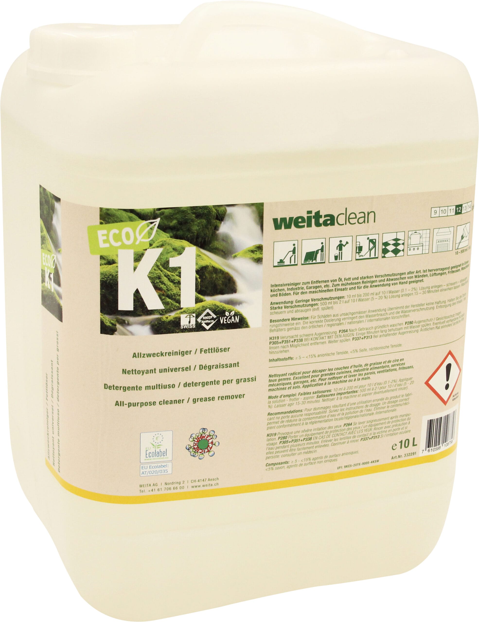 WEITACLEAN-19524.1431-7610588108758 WEITACLEAN Allzweckreiniger 10L 19524.1431 K1 ECO – Hochwertig & günstig bei ShopDeca