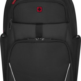 WENGER Laptop Backpack Meteor Black 653188 17 inch with Tablet Pocket