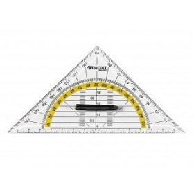 WESTCOTT Geodreieck 14cm E-1013300 mit Griff