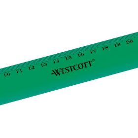 WESTCOTT Kunststofflineal 30cm E-1017200 cm Skala