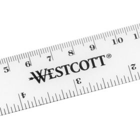 WESTCOTT Kunststofflineal 15cm E-1018000 cm/inch Skala