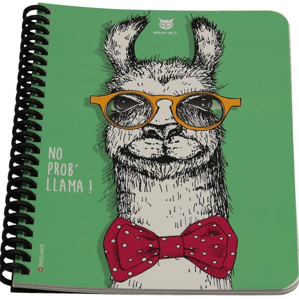 WHYNOTE Notizbuch A5 WNBOK024 starter-kit, Lama