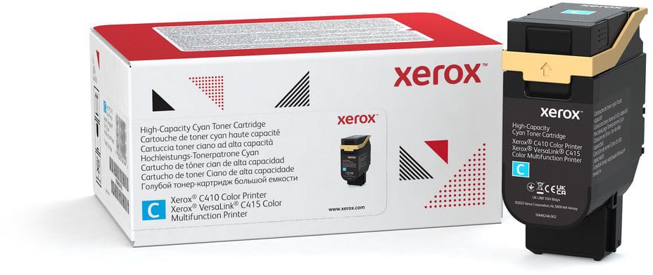 XEROX-006R04686-0095205039825 XEROX Toner-Modul HC cyan 006R04686 VersaLink C410/C415 7000 S. – Bild 1