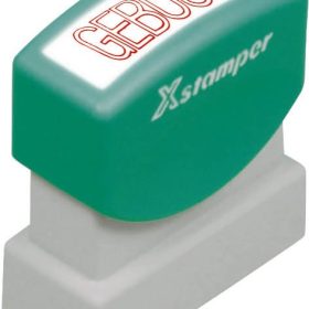 XSTAMPER Stempel Gebucht GE 11-R rot