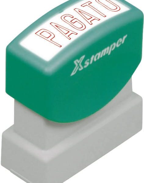 XSTAMPER Stempel Pagato I3-R rot