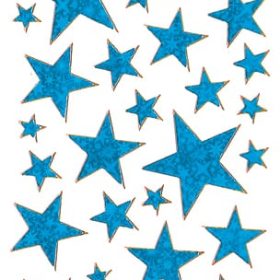 Z-DESIGN Effektfolie blau 52259 Sterne Weihnachten