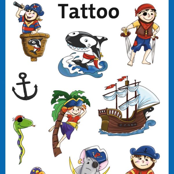 Z-DESIGN Sticker Tattoo 56683 Piraten