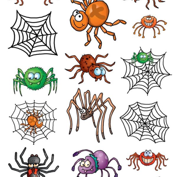 Z-DESIGN Sticker Tattoo 56693 Spinnen 1 Bogen