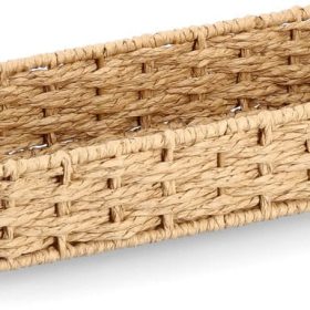 ZELLER Utensilien Organizer 15211 papiergeflecht 24x11x4.5cm