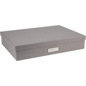 BIGSO BOX OF SWEDEN Aufbewahrungsbox Sverker 934154141 grau 43.5x31x8.5cm