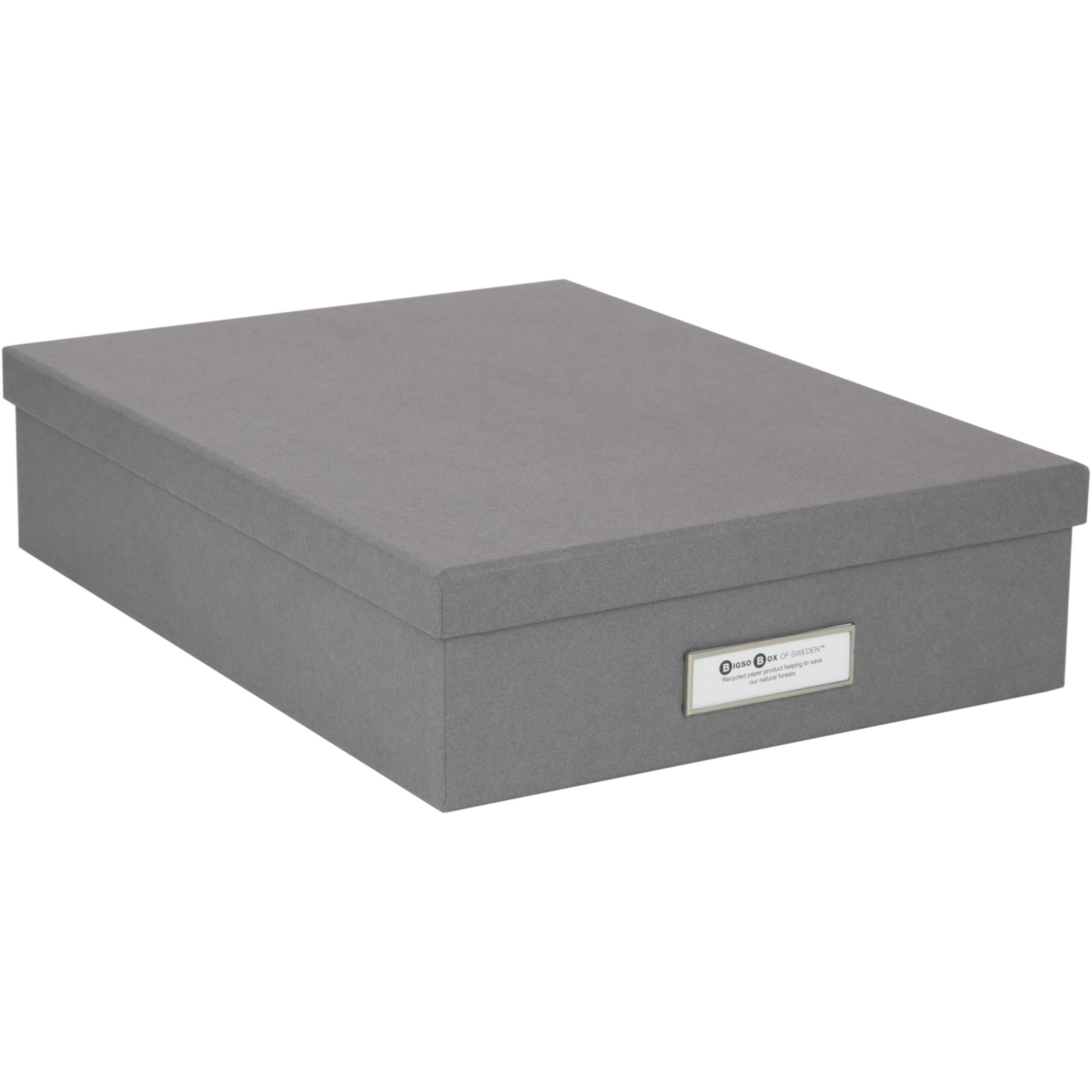 BIGSO-BOX-OF-SWEDEN-945154141-7330061945419 BIGSO BOX OF SWEDEN Aufbewahrungsbox Oskar 945154141 grau 26x35x8.5cm – Hochwertig & günstig bei ShopDeca