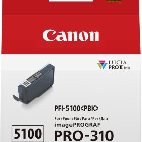 CANON Tintenpatrone photo schwarz PFI-5100PBK iPF PRO-310 14ml