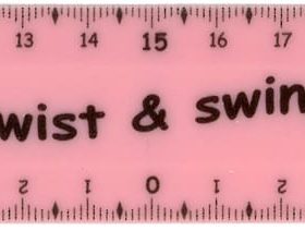 DUX Twist & Swing Lineal 30cm 9040-PA14 pastel rosa