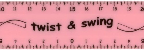 DUX Twist & Swing Lineal 30cm 9040-PA14 pastel rosa