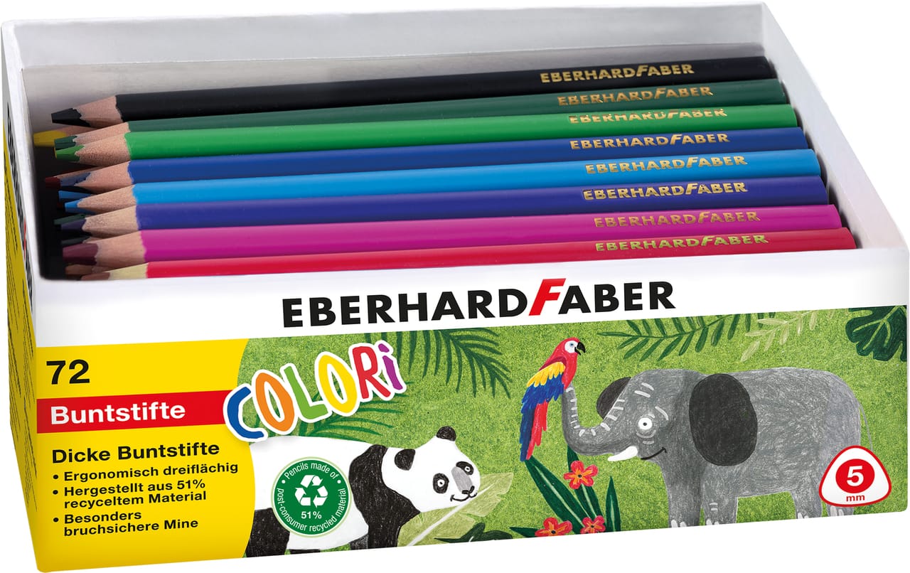 EBERHARD-FABER-511471-4087205114714 EBERHARD FABER Farbstifte Colori Jumbo 511471 72er Set – Hochwertig & günstig bei ShopDeca