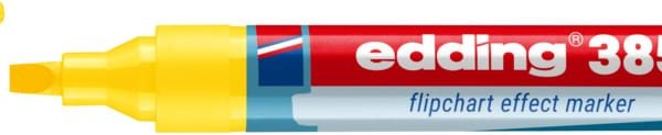 EDDING Flipchart Marker 385 1-5mm 4-385005 Effektmarker, gelb