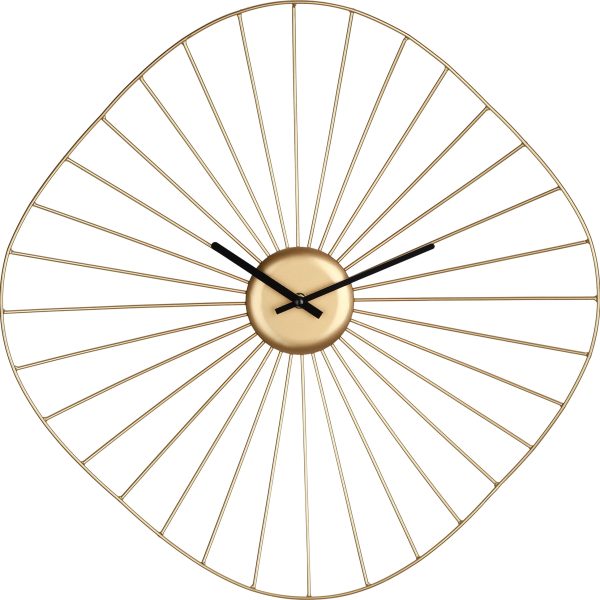 EGLO Wanduhr Matsumoto 50x50cm 425514 gold/schwarz