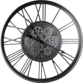 EGLO Wanduhr Kenema 55cm 425529 silber