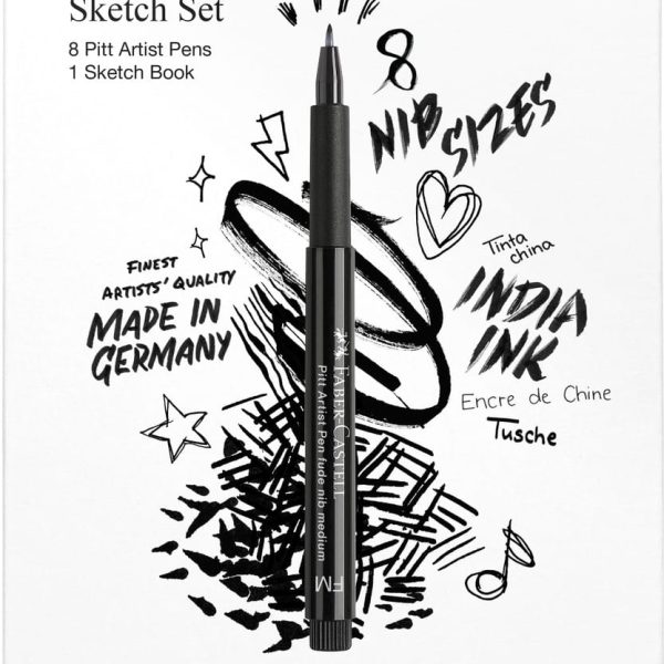 FABER-CASTELL Pitt Artist Set 267102 Stift und Skizzerbuch