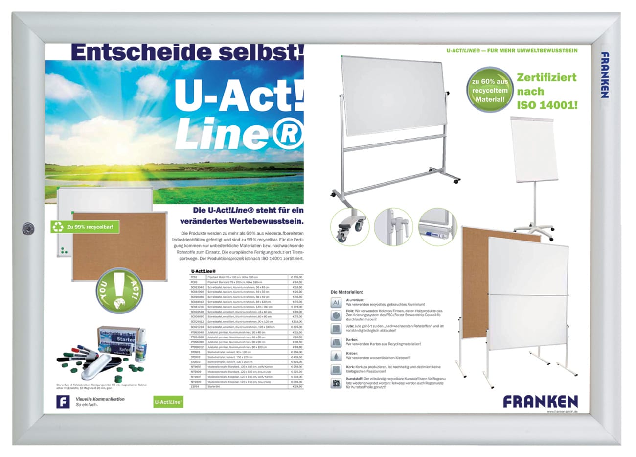FRANKEN-BS1902-4016946224475 FRANKEN Schaukasten 35.9x48.2x1.7cm BS1902 Security, abschliessbar – Hochwertig & günstig bei ShopDeca