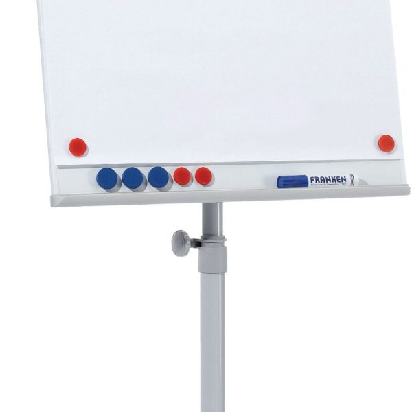 FRANKEN Flipchart X-tra!Line 68x105cm EL-FC31 hellgrau mobil