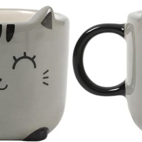 I-TOTAL Espressotassen 2er Set XL2520C Grey Cat