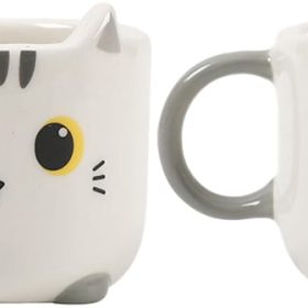 I-TOTAL Espressotassen 2er Set XL2520D White Cat