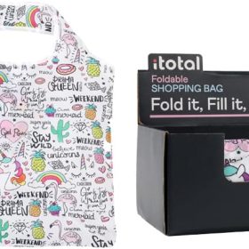 I-TOTAL Shopping bag 57x42cm XL2663 Unicorn