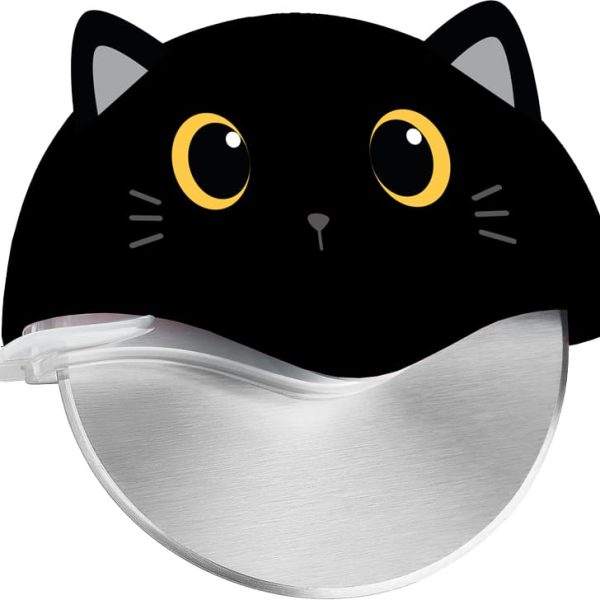 I-TOTAL Pizzaschneider 10cm XL2789 Black Cat