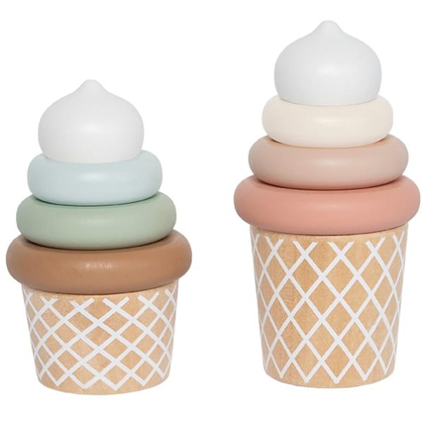JABADABADO Stapelspiel 13x11cm C2566 Ice Cream 10-teilig