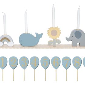 JABADABADO Geburtstagsdekoration 63cm T312 blau 11-teilig